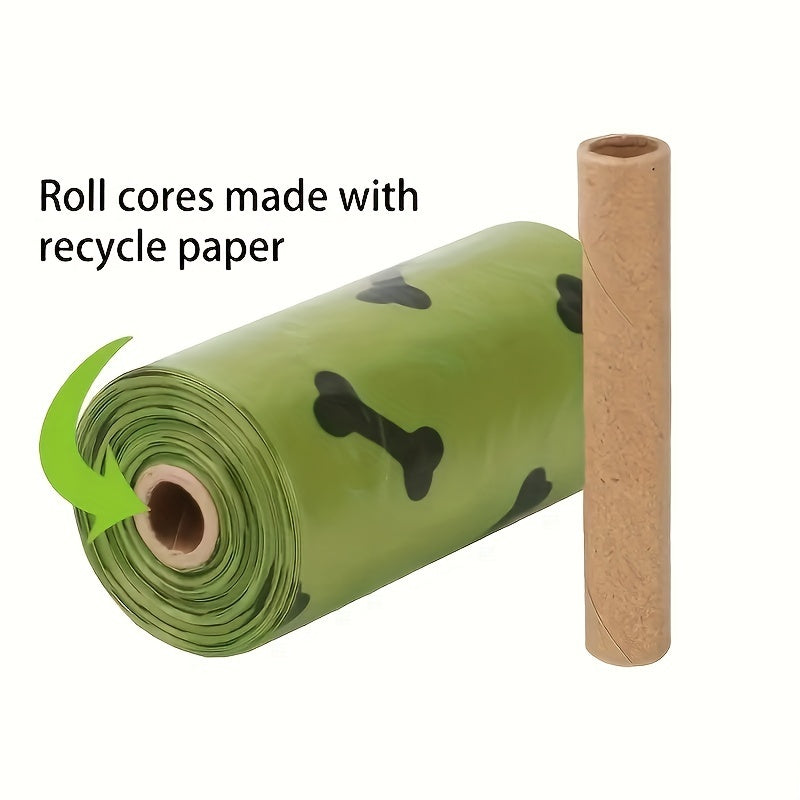 Eco-Friendly Biodegradable Dog Poop Bags – Thick, Leak-Proof with Convenient Dispenser for Hassle-Free Cleanups (6 Rolls / 30 Rolls)