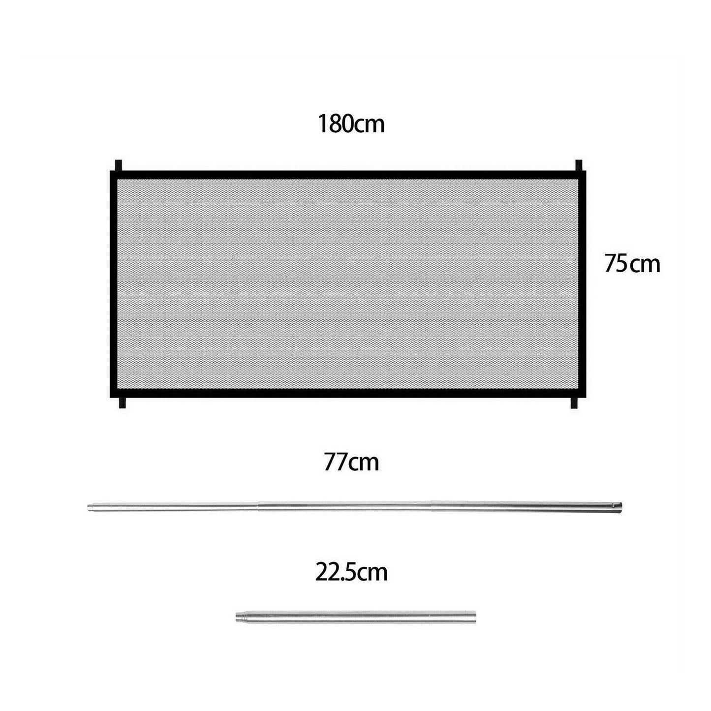 Chic and Functional Dog Fence Gate – Innovative Mesh Design for Safe and Secure Pet Enclosure